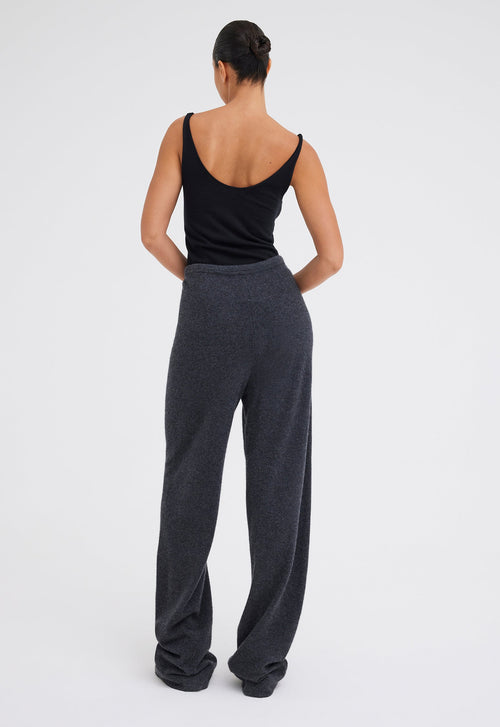 Jac+Jack Dova Cashmere Pant - Char Marle Grey